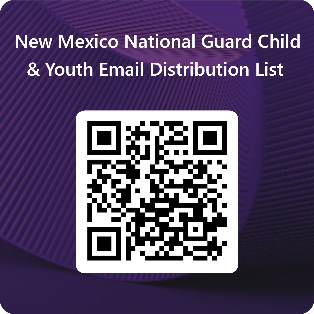 NM National Guard Child and Youth Email Distribution list QR code