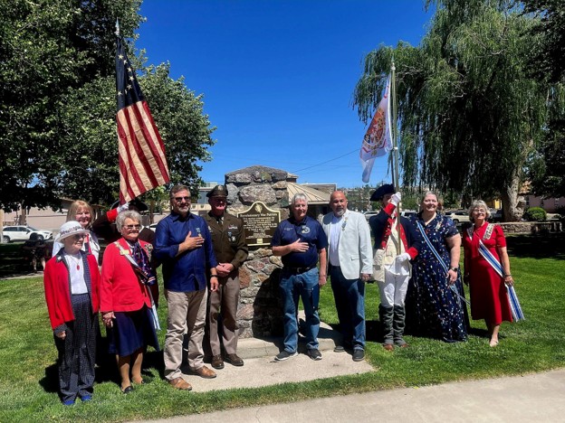 Community members and officials at the New Mexico National Guard 250th anniversary celebration
